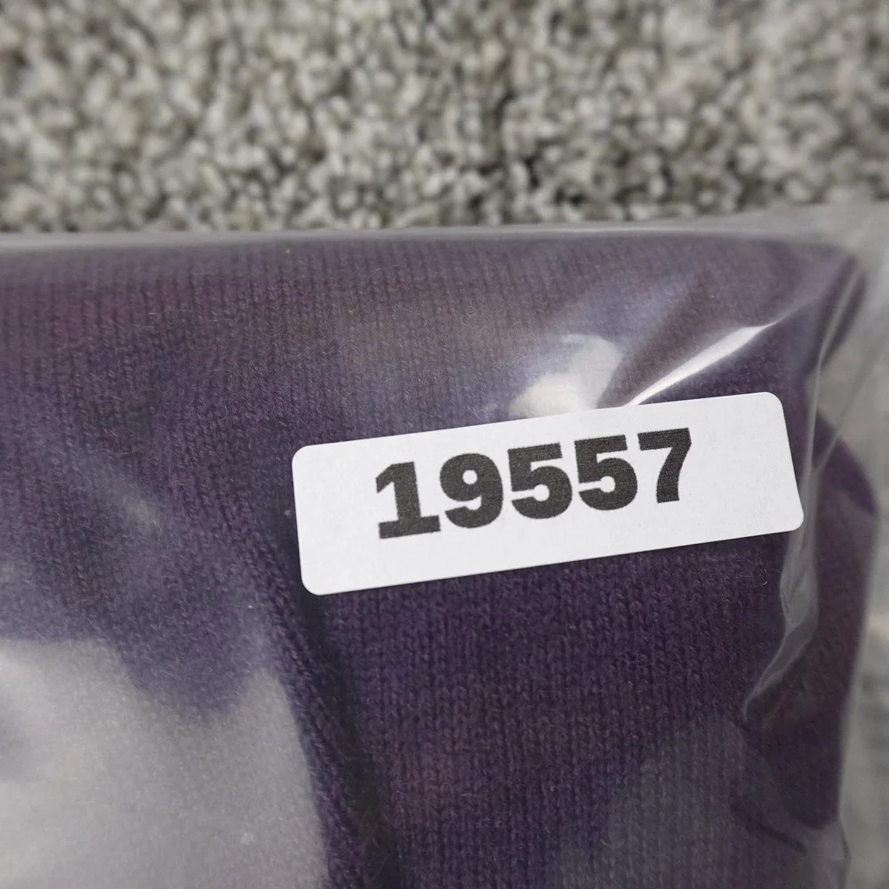 APT 9 Sweater Mens Large Purple Merino Wool Blend V Neck‎ Long Sleeve Pullover